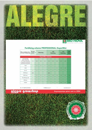 Bio Nova Fertilizing Scheme Professional (Supermix)