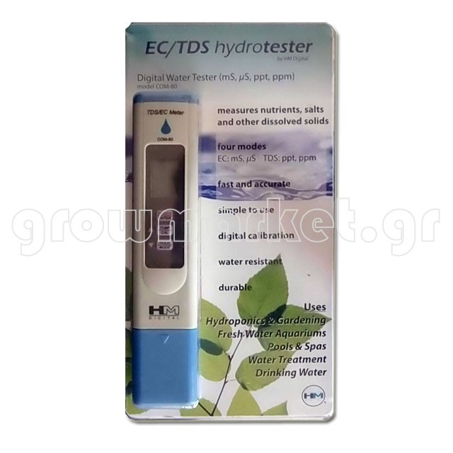 COM 80 Hydro Tester EC&TDS meter Water Resistant