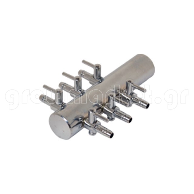 6 Way Steel Manifold