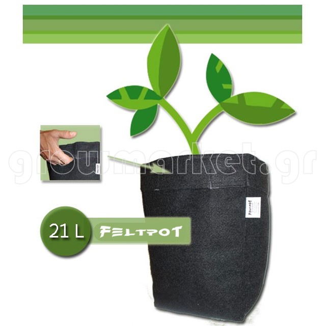 Feltpot 21lt Black