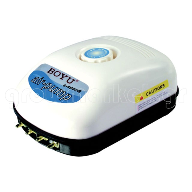 Boyu S-4000 Air Pump 768lt/h One Outlet 4mm