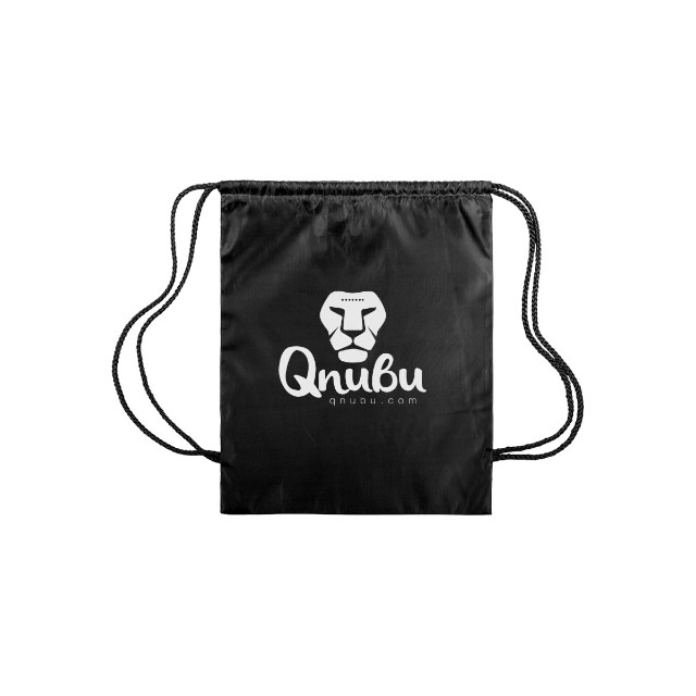 Qnubu Drawstring Bag Black