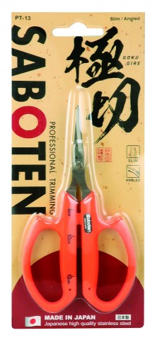 Saboten PT13 Professional Trimming Scissors Orange Angled-Slim-35mm