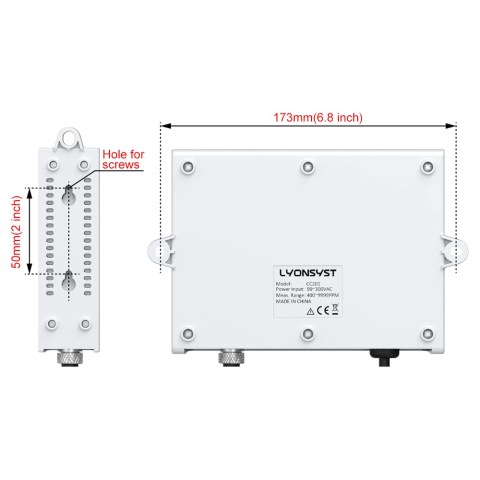 CO2 Monitor- Controller W/15'' Remote Sensor 0-9999ppm