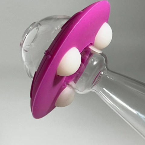 UFO Glass-Silicone Bong 18cm (PBSI012)