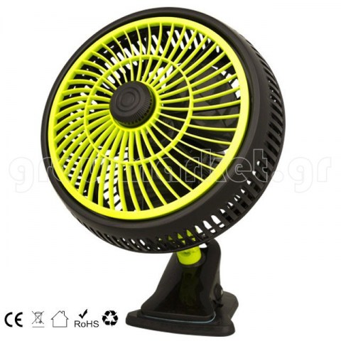 Profan Oscillating Clip Fan 25cm/20W