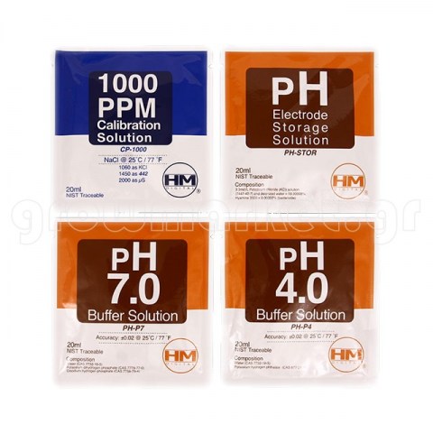 HM ASP 20ml  PH-EC-TDS Asorted Solutions