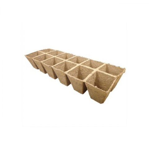 Jiffy Strips Square 3cm 12 pots per Jiffy