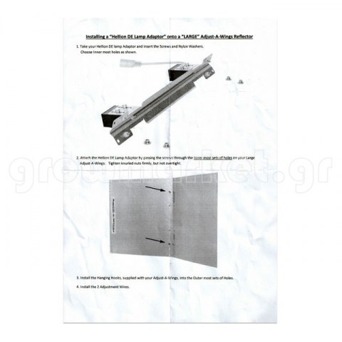 Adjust-A-Wing Hellion De Adapter Screw Kit