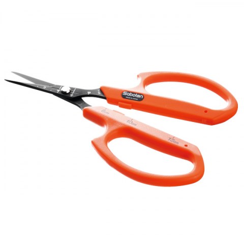 Saboten PT1 Trimming Scissors Orange Straight-Slim-35mm