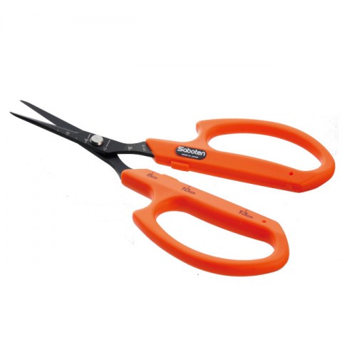 Saboten PT2 Trimming Scissors Orange Angled-Slim-35mm