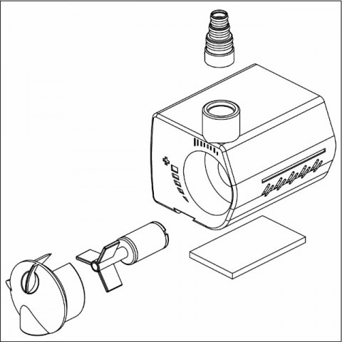 Sicce MiMouse Water Pump 300lt/h 1,5m cable