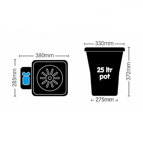 Autopot 10-Pot XL System (10x25lt) 5mm Valve