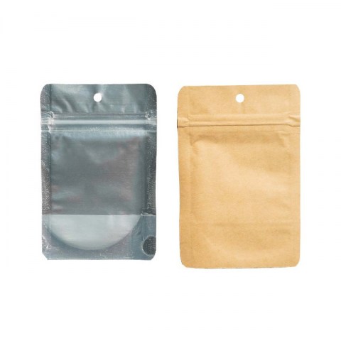 Zip Bags Smell Proof Kraft 7g 16,5x10cm