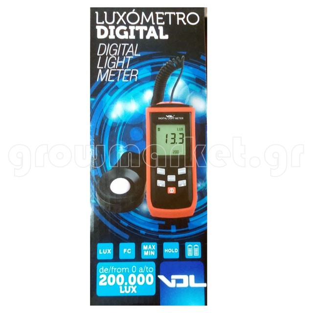 VDL Luxometro Digital Light Meter