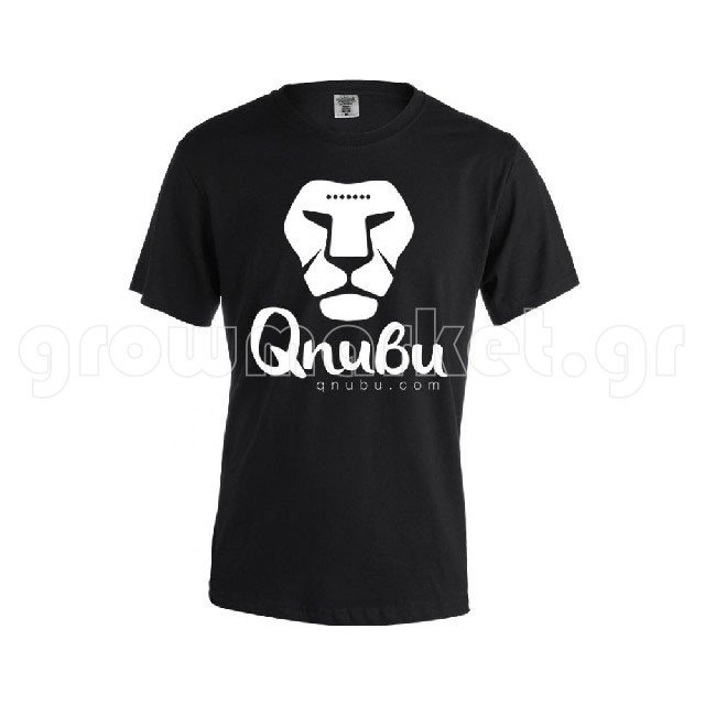 Qnubu Black T-Shirt for Men