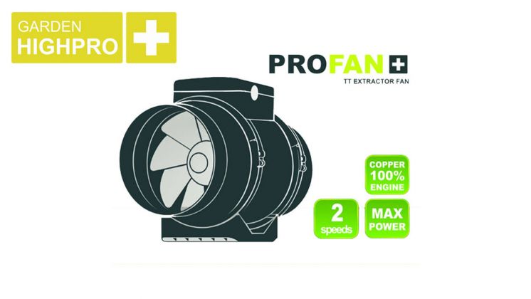 Profan TT Extractor Fan 125mm 2-Speed