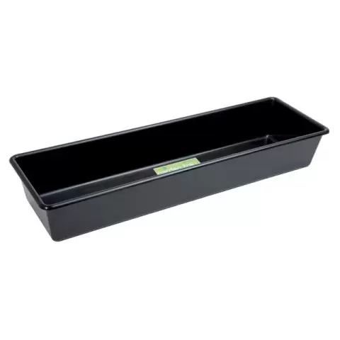 G283B 25cm x 80cm Rectangular Tray Black