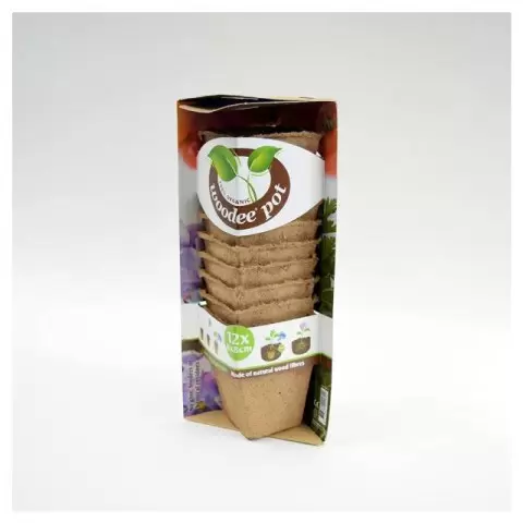 Woodee Pot 12x diam 8x8cm