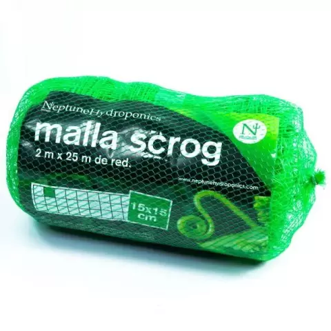 Neptune Scrog Net Green 15x15cm  2x25m