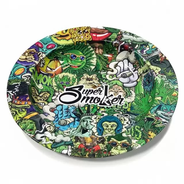 Super Smoker Round Ashtray 