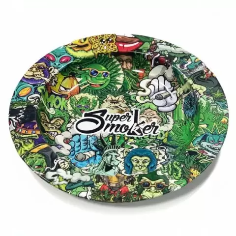 Super Smoker Round Ashtray 