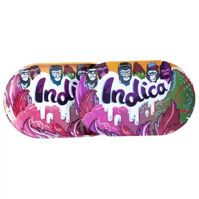 Tray With Cover Indica 12x8cm