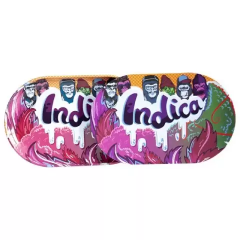 Tray With Cover Indica 12x8cm